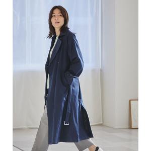 「niko and...」 トレンチコート MEDIUM ネイビー レディース