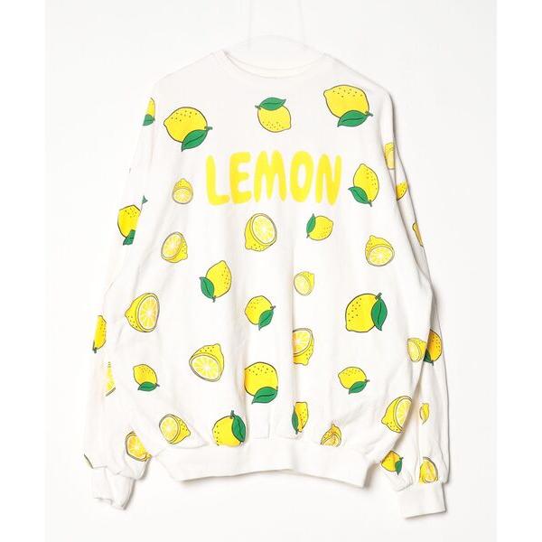 「PUNYUS」 スウェットカットソー 3 イエロー レディース