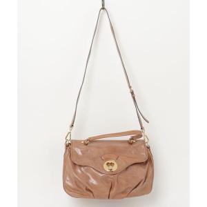 「MOSCHINO」 ワンポイント2WAYバッグ - ベージュ レディース