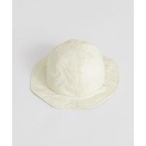 ベビー 「ベビー」総柄刺しゅうハット