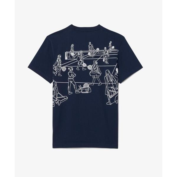 tシャツ ウルトラドライバックプリントテニスTシャツ メンズ