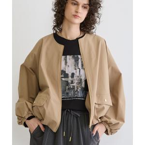 ブルゾン アウター ZIPバルーンブルゾン レディース