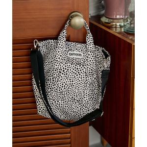 トートバッグ OUTDOOR PRODUCTS/アウトドアプロダクツ ストライプ テープ 2WAY トートバッグ　限定展開 レディース