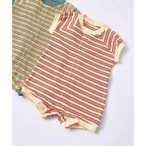 ベビー服 ロンパース 先染めボーダーワッフルロンパースの買取情報