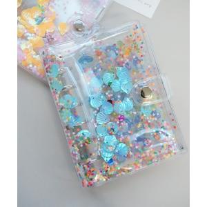 ステッカー 「 Jelly moo / ジェリームー 」 A7サイズ キラキラ マーメイド クリアバインダー シール帳 / ( 10リフィル付き )