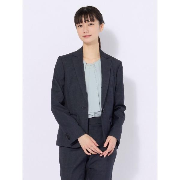 ジャケット テーラードジャケット ジャケット ウォッシャブル ストレッチ WOOLISH グレンチェ...