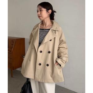 コート アウター 「サイズ展開あり」バックギャザーコート レディース