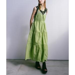 ワンピース Mesh Panel Tiered Dress｜メッシュ切り替えティアードワンピース｜ZOZOTOWN Yahoo!店
