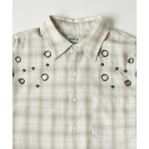 シャツ KOOKY'Nハトメチェックシャツ メンズ レディース
