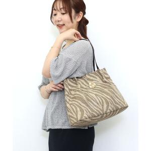 トートバッグ ｊｅｎｎｙ　ゼブラ柄メタルボタントートバッグ／Ａ４対応 レディース