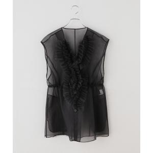 コート アウター MARGE/マージ TULLE GILET ジレ 1011-0102-632 レディース