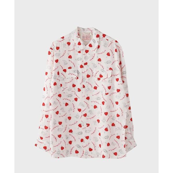 シャツ TOWN CRAFT / タウンクラフト  PRINTED LOOP COLLAR SHIR...