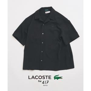 シャツ 「LACOSTE / ラコステ」417別注 クレープシャツ メンズ