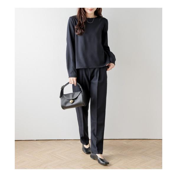 セットアップ バックフリルブラウス＆パンツ セットアップ レディース