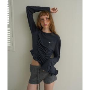 tシャツ PLEASANT FRILL T-SHIRTS レディース