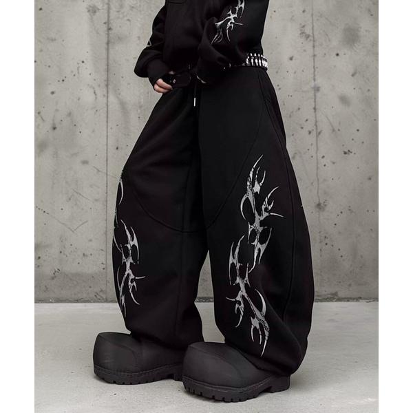 スウェットパンツ ジャージ トライバルラインスウェットパンツ メンズ レディース