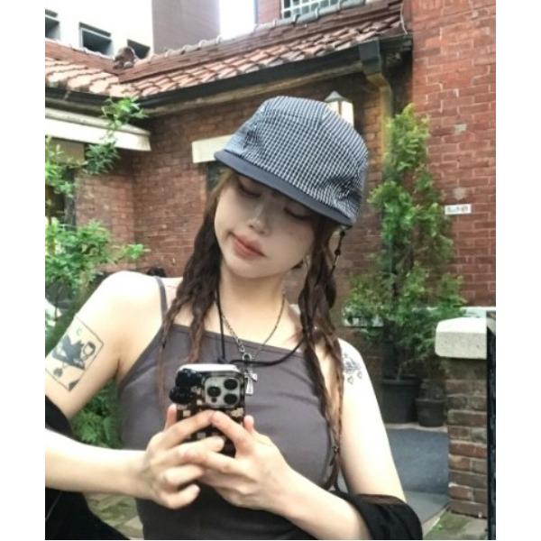 キャップ 帽子 リティッシュチェックキャンプキャップ（アジャスター付） レディース メンズ