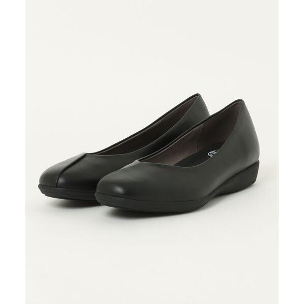 パンプス ローウェッジカッターパンプス