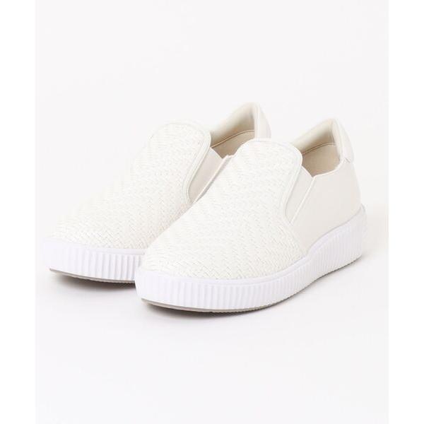 スニーカー メッシュスリッポンスニーカー レディース