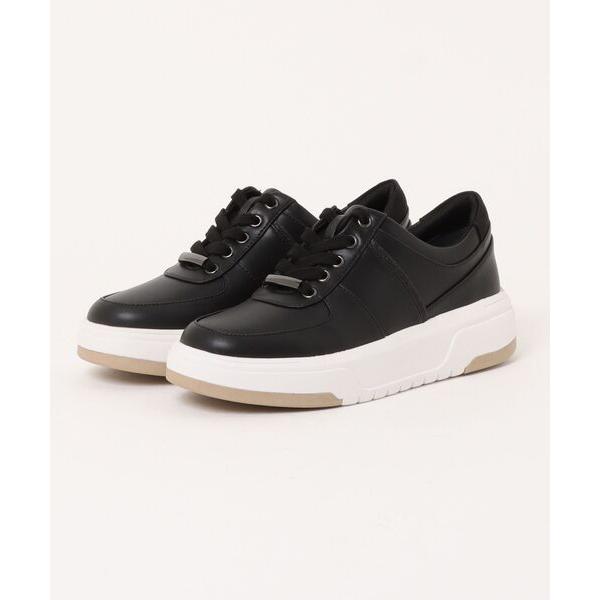 スニーカー 厚底レースアップスニーカー レディース