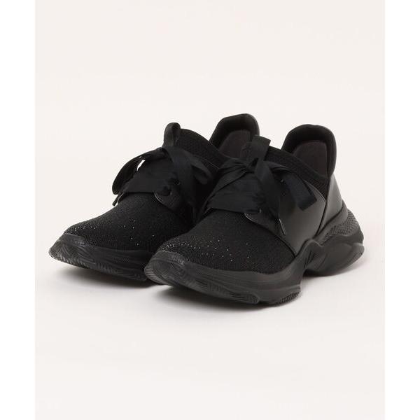 スニーカー 厚底レースアップスニーカー レディース