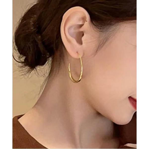 ピアス ニュアンスフープピアス レディース