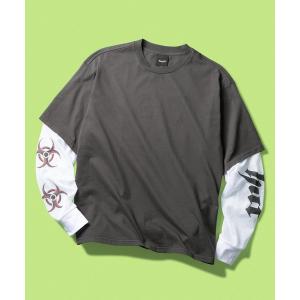 tシャツ LEON LS DOUBLE LAYER TOP メンズ レディース