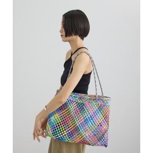agnes b.（アニエスベー） ショルダーバッグ バッグ ラフィア スモール