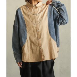 ブラウス シャツ アールコンビブラウス レディース