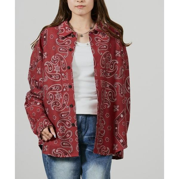 シャツ superNova. Split yoke big shirt - Bandana jacq...