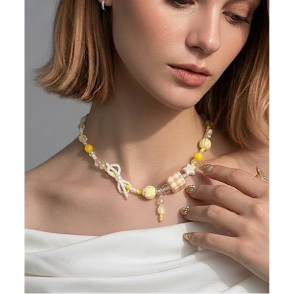 アレルギー対応 ネックレス 「Sonu jewelry（ソヌジュエリー）」ビーズデザイン　ネックレス...
