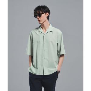 シャツ ウォッシャブルトロ オープンカラー シャツ -ストレッチ- メンズ