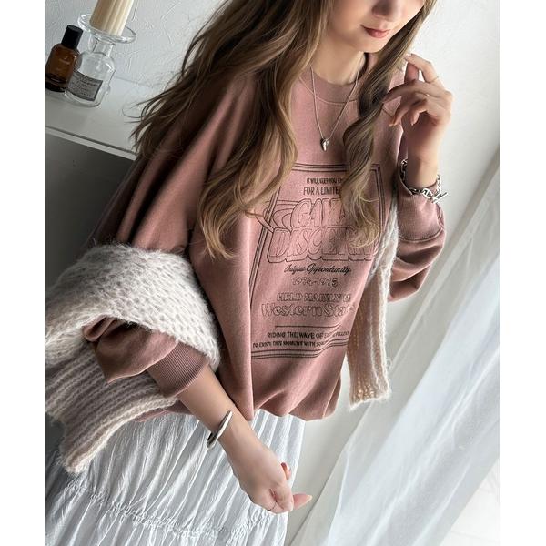 「Java」 スウェットカットソー MEDIUM ピンク レディース