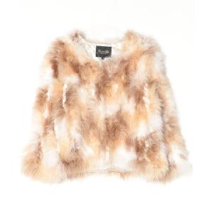 「emiriawiz」 ノーカラージャケット S ベージュ レディース