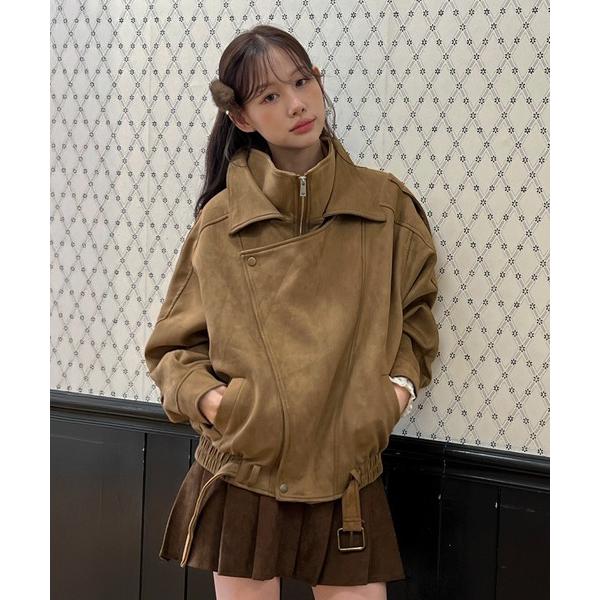 「by muni:r」 ブルゾン FREE ブラウン レディース