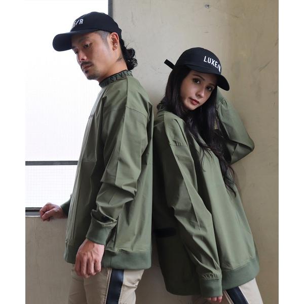 「LUXE/R GOLF」 長袖Tシャツ LARGE カーキ メンズ