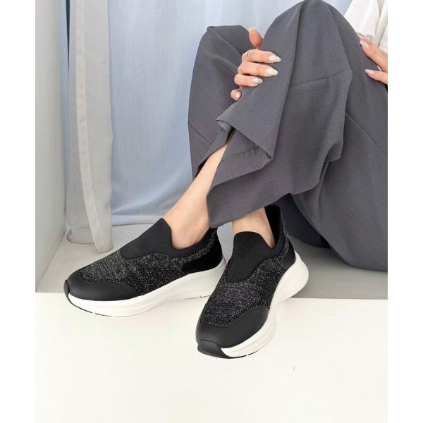スニーカー 「瞬間フィット」ハンズフリー ニット 防水 スニーカー /OT3799 チョコプラ CM...