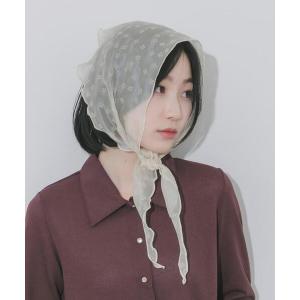 スカーフ バンダナ フラワーサンカクスカーフ レディース｜ZOZOTOWN Yahoo!店