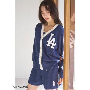 パジャマ ルームウェア 「MLB」ニットカーディガン レディース