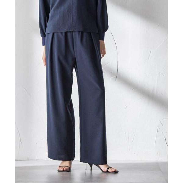 パンツ 「一瞬で楽とキレイを叶える」タンブラーオックスイージーワイドパンツ「手洗い可能」 レディース