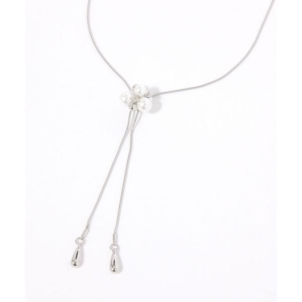 ネックレス ポイントパールスライドネックレス/646377 レディース
