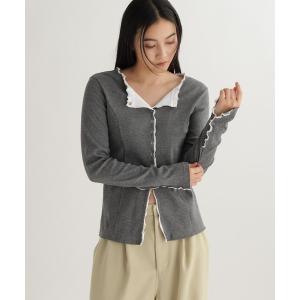 カーディガン 「daily CLIP」カットレイ...の商品画像