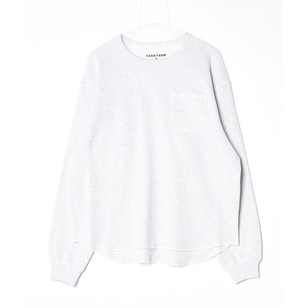 tシャツ FACETASM/ファセッタズム/THRMAL KNIT LONG TEE メンズ