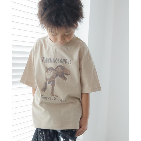tシャツ リアルティラノザウルス半袖Tシャツ80〜140cm キッズ 子供服 男の子 女の子