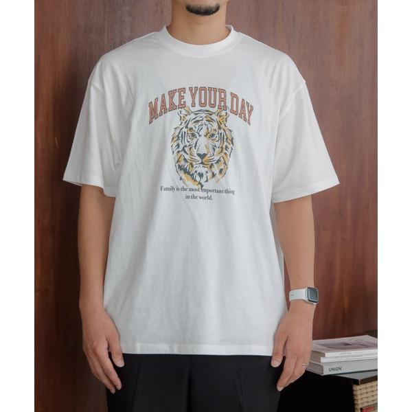 tシャツ ファミリー親トラ半袖Tシャツパパサイズ メンズ
