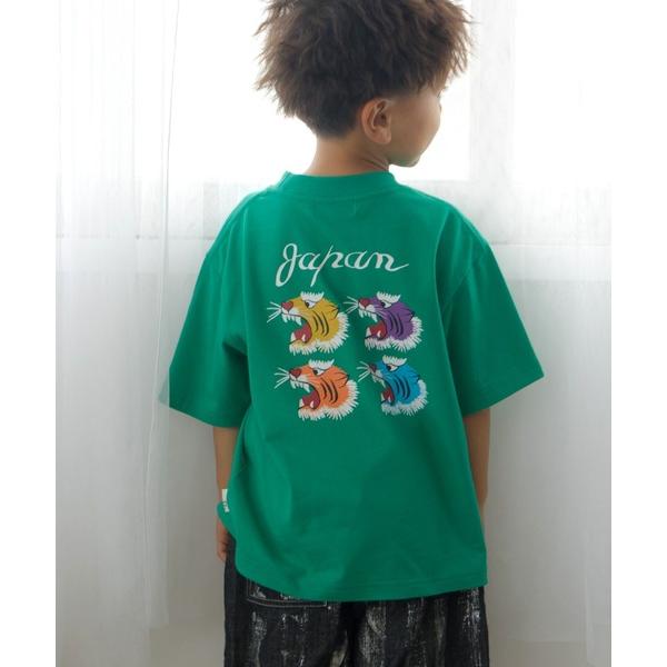 tシャツ 4トラプリント半袖Tシャツ80〜140cm キッズ 子供服 男の子 女の子