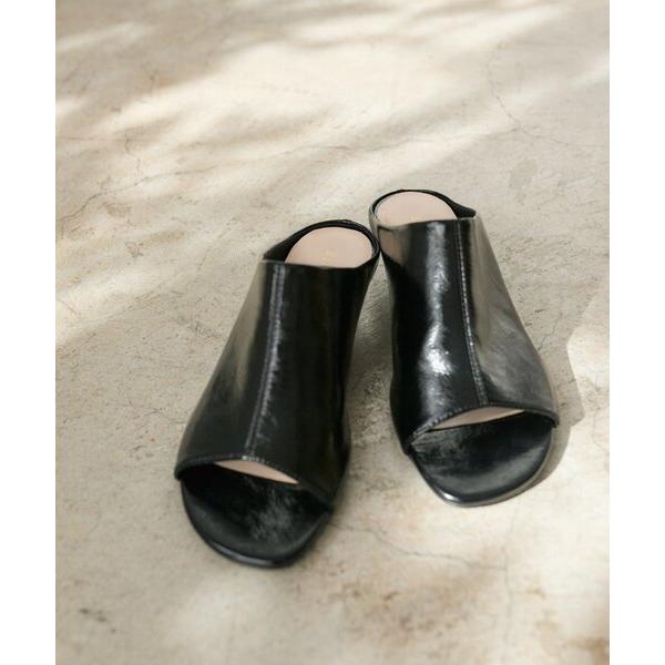 シューズ 予約「鮮度抜群」エナメルミュール レディース