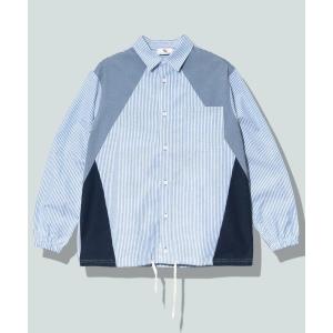 シャツ Duckster/ダックスター　ペンタゴン 切替 コーチシャツ メンズ レディース