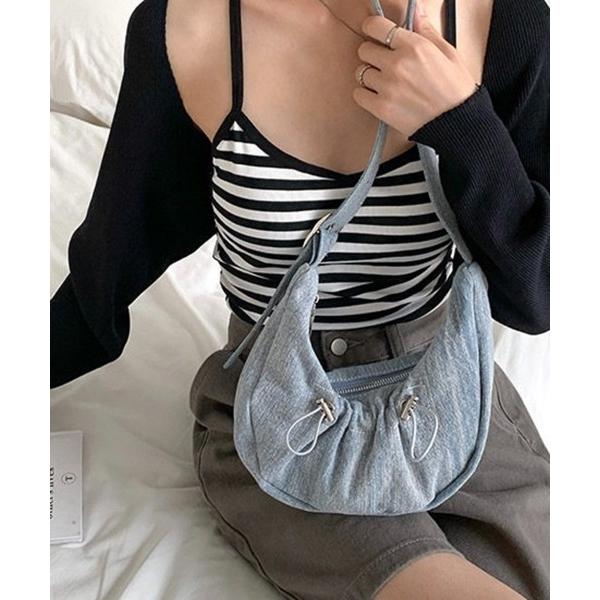 「by muni:r」 ハンドバッグ ONE SIZE ブルー レディース