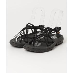「Teva」 フラットサンダル 24cm ブラック レディース